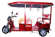 Low Power Consumption Electric Rickshaw - Energy Efficient Design | Eco-Friendly Transportation Vehicle with Easy Operation, Longer Functional Life