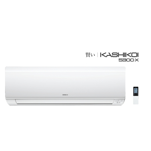 Hitachi Inverter Split Air Conditioners Kashikoi 5300X Energy Efficiency Rating: A  A  A  A  A