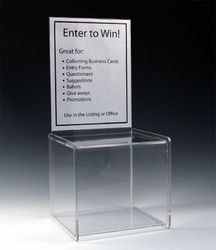 Transparent Square Shape Acrylic Box