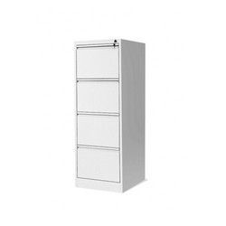 White Heavy Duty Metal File Cabinet