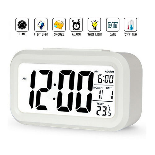 Black And White Smart Table Clock Yx316