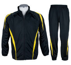 Black and Yellow Mens Track Suit