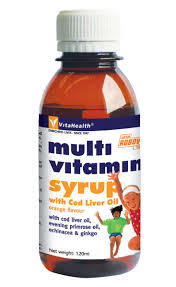 Liquid Multivitamin Syrup With Cod Liver Oil