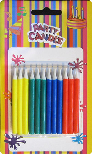 Children Gift Colorful Birthday Candle Vivid Bright Wax Cake Decorating