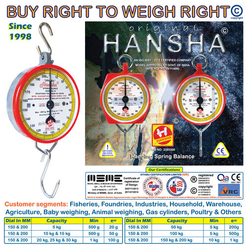 Co2 Cylinder Weighing Scale