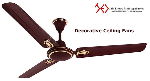 Multi Colours Smooth Finish Decorative Ceiling Fan