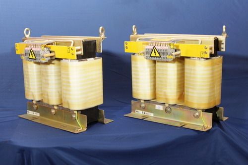 Yellow Three Phase Isolation Transformer