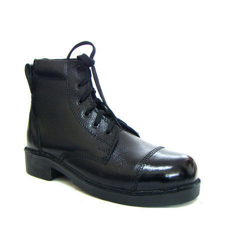 Black Army Parade And Drill Boots at Best Price in Agra | Agrashoe Mart