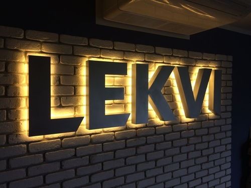 Back Glow 3D LED Sign