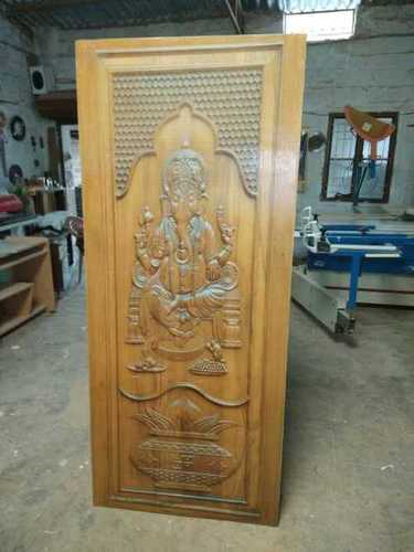 Teak Wood Main Doors Application: Commercial