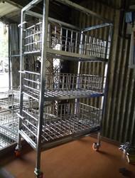 Stainless Steel Kitchen Trolley Size: Customized