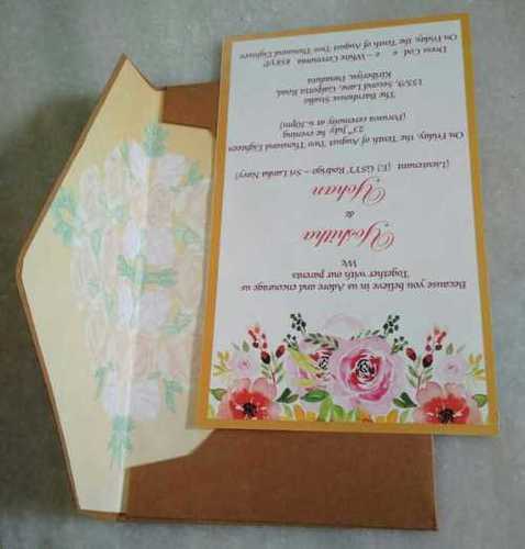  अनुकूलित डिजाइनर शादी के निमंत्रण कार्ड 