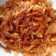 Fried Onion Flakes Until Crisp And Dry