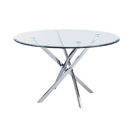 Fine Finish Glass Round Table