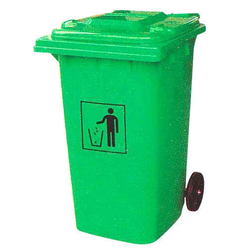 Green Color Plastic Dustbin