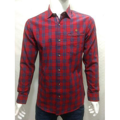 Men Full Sleeves Check Shirt