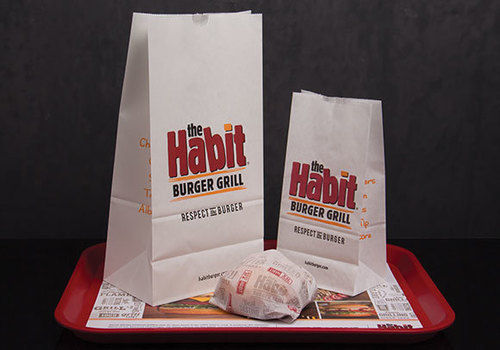 Burger Take Away Paper Bag