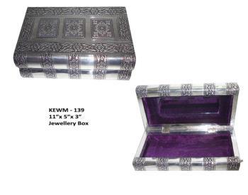 Jewellery Boxes Silver Pattern And Decoration