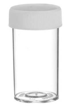 Transparent Plastic Sample Vials