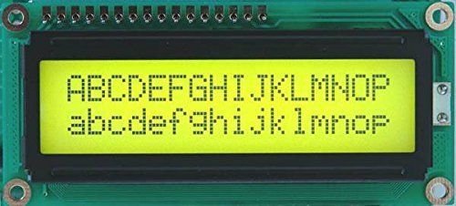 16x2 Character LCD Display - STN Technology, Yellow-Green Positive Type | Affordable, Widely Demanded Display Solution