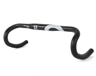 3T Ergosum Pro Bicycle Handlebar (31.8mm Clamp, 128mm Drop, 89mm Reach, 40cm Width, Black)