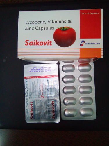 Lycopene Vitamins and Zinc Capsules