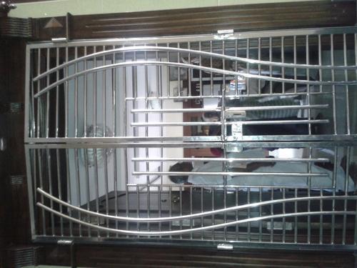 Stainless Steel House Main Door Om Steel Corporation Plot