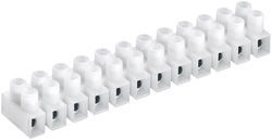 Rectangular Lightweight 28 Ampere 600 Volts Electrical Terminal Block Connector Application: Industrial