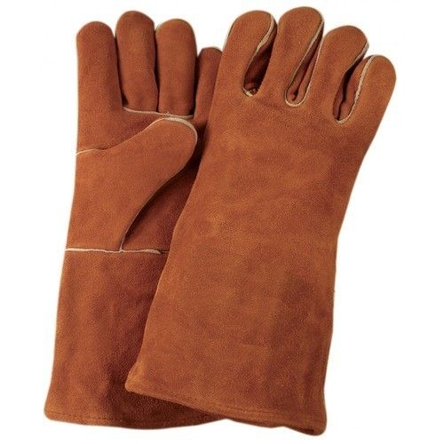 Unisex Leather Safety Gloves