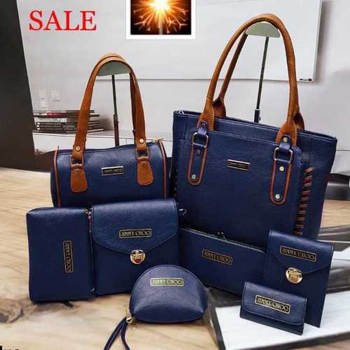 Buy Lafille Dgn298 Womens Shoulder Bags Combo (Pack of 5) - Beige online