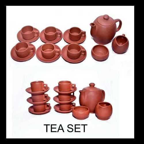 Natural Clay Tea Set