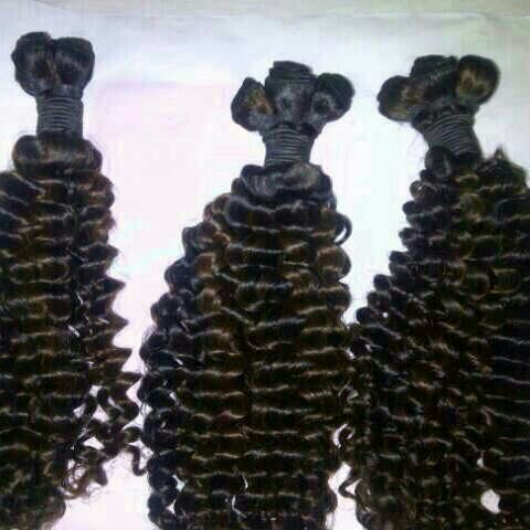 Machine Weft Hair Red Indicate Rough Handling