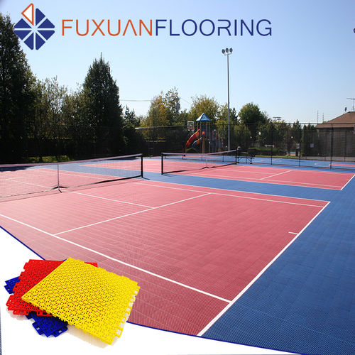 Custom Outdoor Or Indoor Pp Interlocking Sport Plastic Flooring