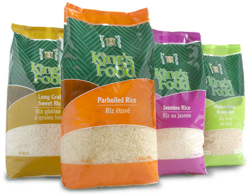 Printed Rice Packaging Bag