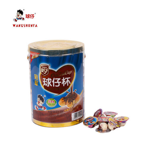 Yummy Milky Snack Mini Chocolate Cup With Biscuit Ball