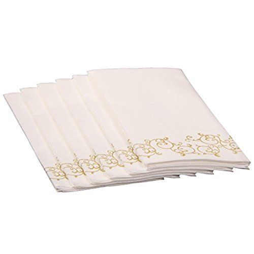 Paper White Designer Printed Napkin