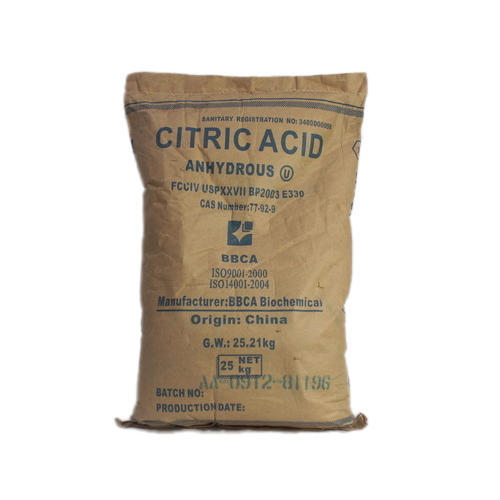 Citric Acid Used in Food Industry