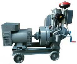 Manual Diesel Generator With Wheel Engine Type: Single