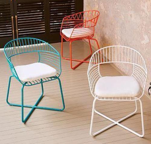 Metal Outdoor Restaurant Bistro Chair