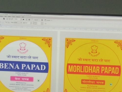 Morlidhar and Bena Garlic Papad