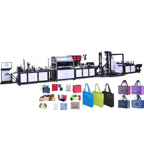 Non Woven Auto Handle Attach Bag Making Machine