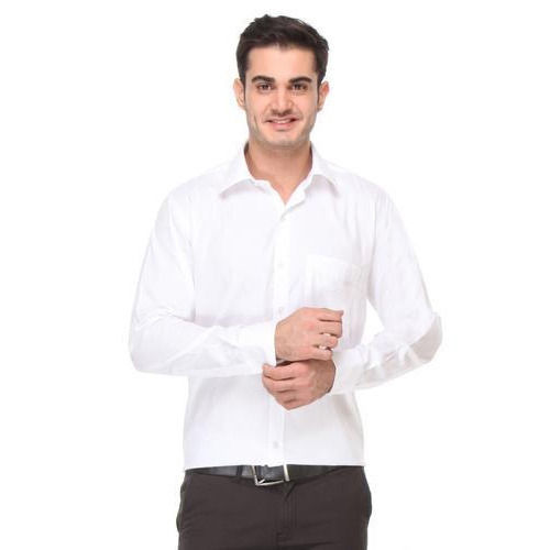 Mens White Formal Shirt