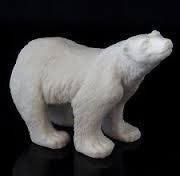 Superior Durability Marble Bear Statue