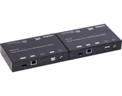 4K HDMI+USB KVM Extender Over IP, Fiber