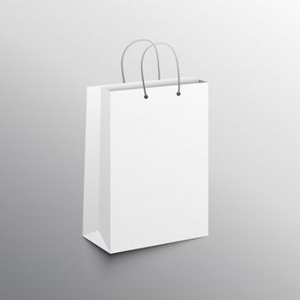 White Handmade Paper Bags
