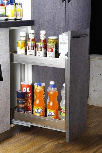 Satin Bottle Pullout Application: Kitchen