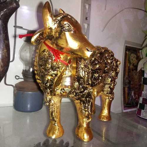 Kamdhenu Cow Metal Statue