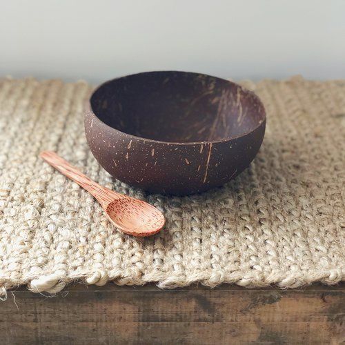 Polished Pan Tropical - Coconut Shell Bowls