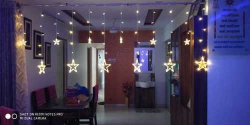 Warm White And Color Christmas Decorative Star Lights