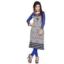 Blue Ladies Fancy Cotton Kurtis